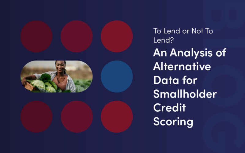 To Lend or Not to Lend? An Analysis of Alternative Data for Smallholder Credit Scoring
